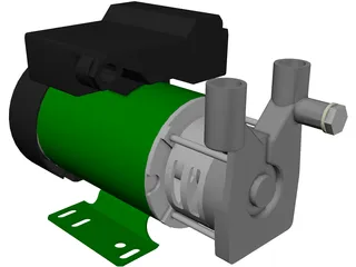 Electric Pump 3D Model preview
