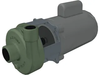 Electric Pump 3D Model preview