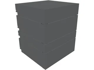 Hi-Fi System 3D Model preview