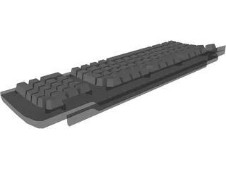 Keyboard Apple 3D Model preview