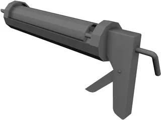 Sealant Caulking Gun 3D Model preview