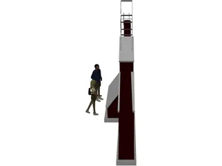 Mining Monument 3D Model preview