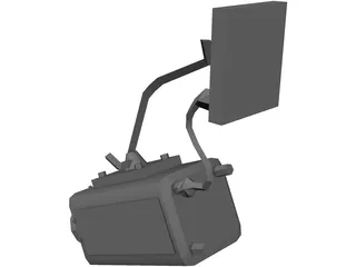 Video Security Camera 3D Model preview