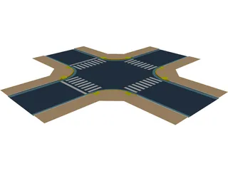 City Junction 3D Model preview