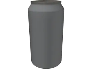 Can Soda Closed 3D Model preview