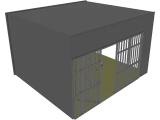 Jail Cell 3D Model preview