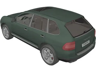 Porsche Cayenne Turbo (2005) 3D Model preview