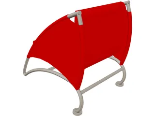 Chair Ascari 3D Model preview