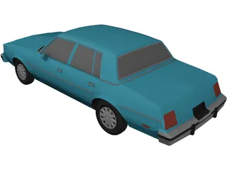 Oldsmobile Cutlass Brougham (1981) 3D Model preview
