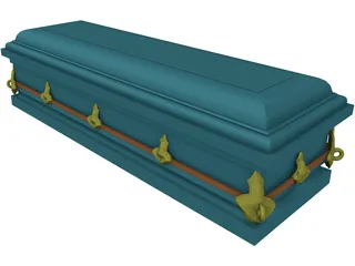 Coffin 3D Model preview
