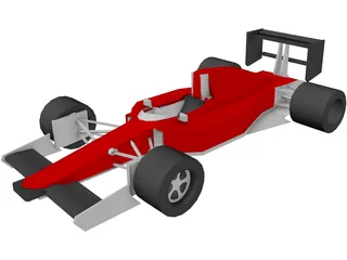 Race Car 3D Model preview