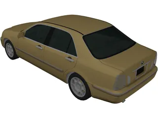 Toyota Progres (2001) 3D Model preview