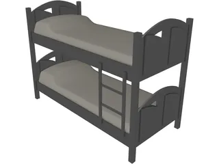 Bed 3D Model preview