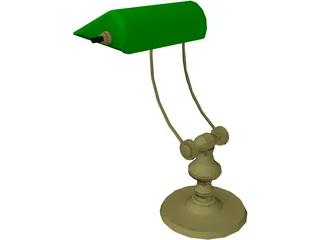Desk Lamp 3D Model preview