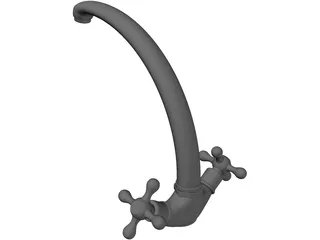 Faucet 3D Model preview