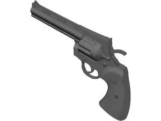 Colt Python 6 Inch 3D Model preview
