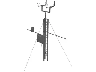 Meteo Station 3D Model preview