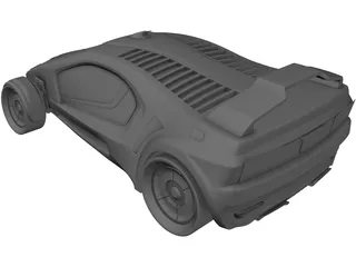 SkyCar Unity 3D Model preview