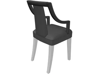Chair Wood 3D Model preview