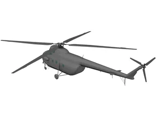 Mil Mi-4 3D Model preview