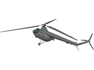 Mil Mi-1 3D Model preview