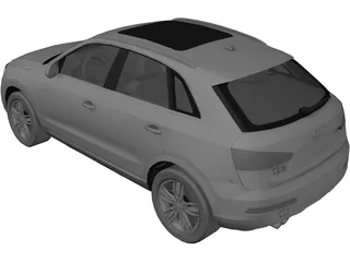 Audi Q3 3D Model preview