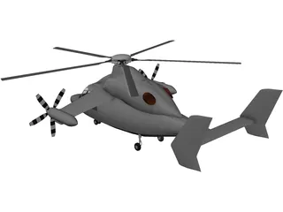 Eurocopter X3 3D Model preview
