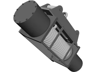 Winch 3D Model preview