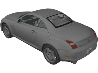 Lexus SC430 3D Model preview