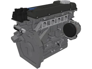 Caterham Duratec Engine 3D Model preview