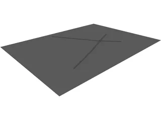 Highway Junction 3D Model preview