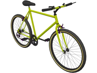 Bike 3D Model preview
