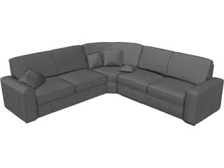 Sofa Indigoran Iden 3D Model preview
