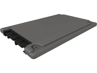 1.8 HDD SATA 3D Model preview
