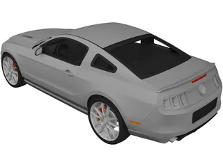 Ford Mustang 3D Model preview