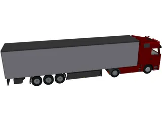 Mercedes-Benz Actros 3D Model preview