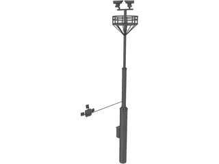 DSRC Traffic Camera 3D Model preview