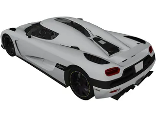 Koenigsegg Agera 3D Model preview