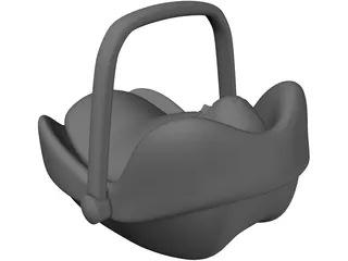 Infant Car Seat 3D Model preview