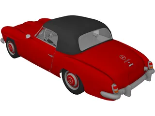 Mercedes-Benz 190SL (1955) 3D Model preview