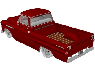 Chevrolet Apache Fleetside (1958) 3D Model preview