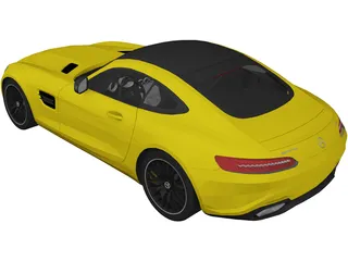 Mercedes-Benz AMG GT (2016) 3D Model preview