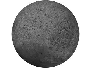 Moon 3D Model preview
