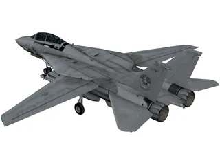 Grumman F-14 Tomcat 3D Model preview