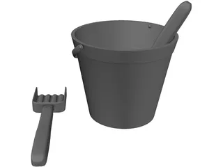 Bucket 3D Model preview
