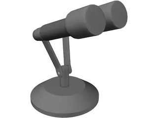 Microphone 3D Model preview