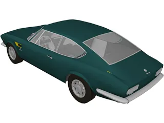 Fiat Dino Coupe (1967) 3D Model preview