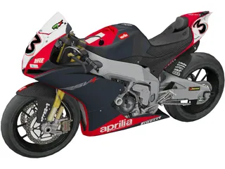 Aprilia RSV4 3D Model preview