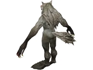 Werewolf 3D Model preview