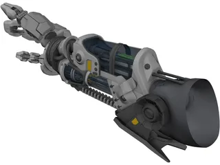 Robot Hand 3D Model preview